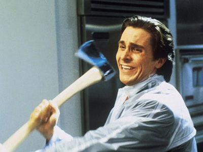 Meme Psycho Patrick Bateman
axe